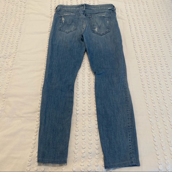 Mother High-Wasted Looker Skinny Jeans Light Wash - Picture 3 of 6